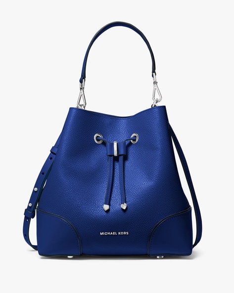 Michael kors cheap blue bucket bag