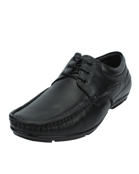 Lace Up Casual Shoes with Stitched Detail