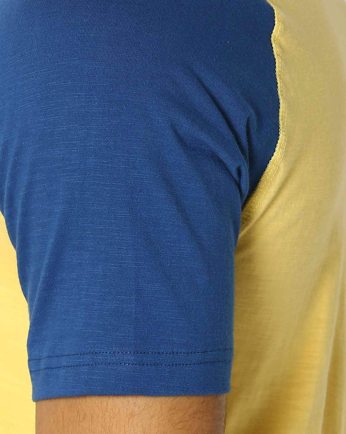 Buy Yellow & Blue Tshirts for Men by Teamspirit Online | Ajio.com