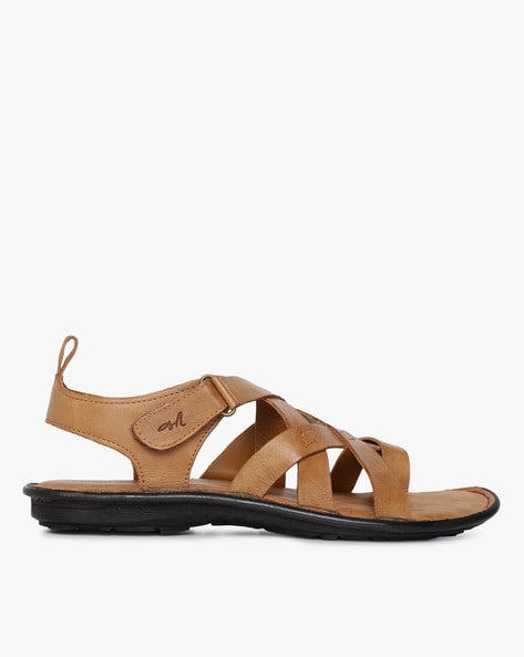 Strappy Toe Ring Casual Sandals with Velcro