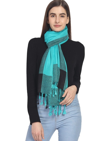 Printed Stole with Tassels Price in India