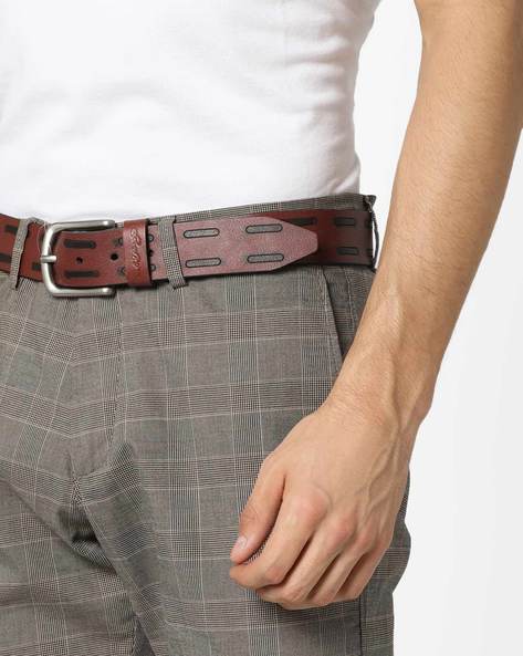 Buy Burgundy Belts For Men By Ed Hardy Online Ajio Com