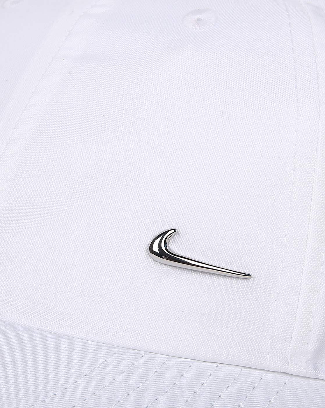 Metal Swoosh Cap White Adjustable - Nike cap