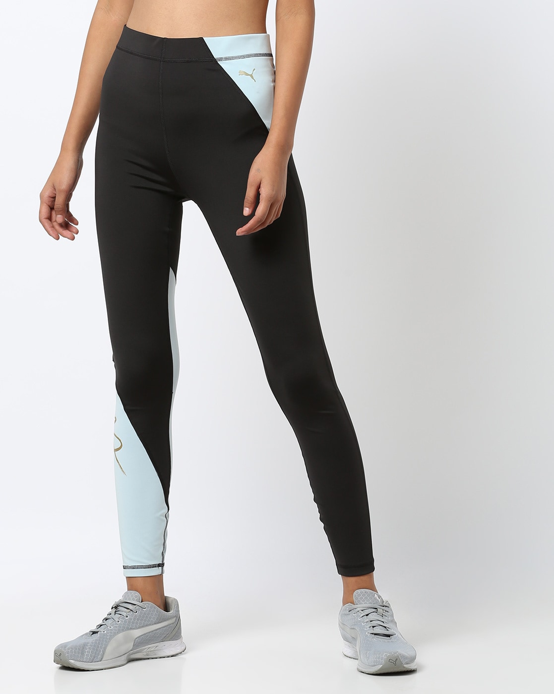 puma colorblock leggings