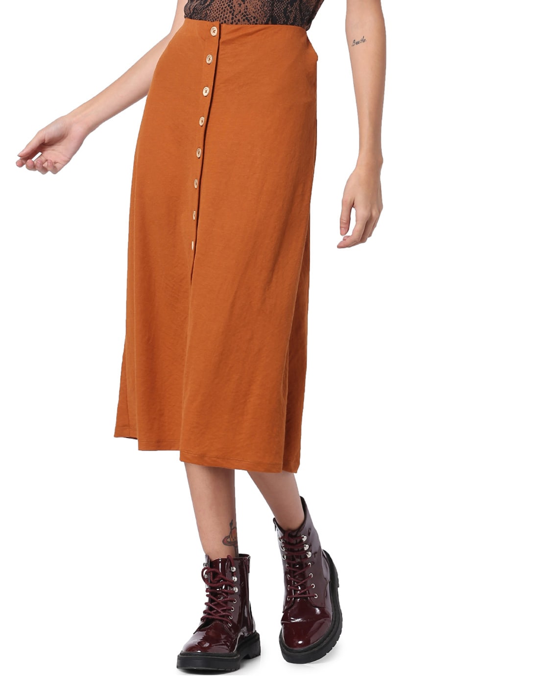 brown skirt online