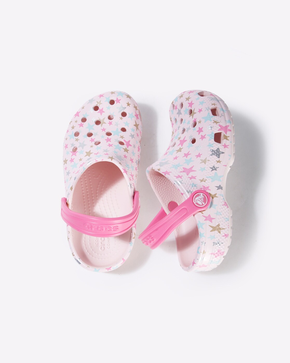 pink baby crocs