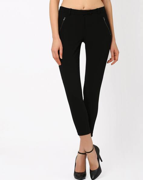 Buy Black Trousers \u0026 Pants for Women by 