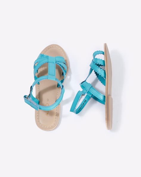Ajio Turquoise Green Sandals Buy Turquoise Sandals For Girls By