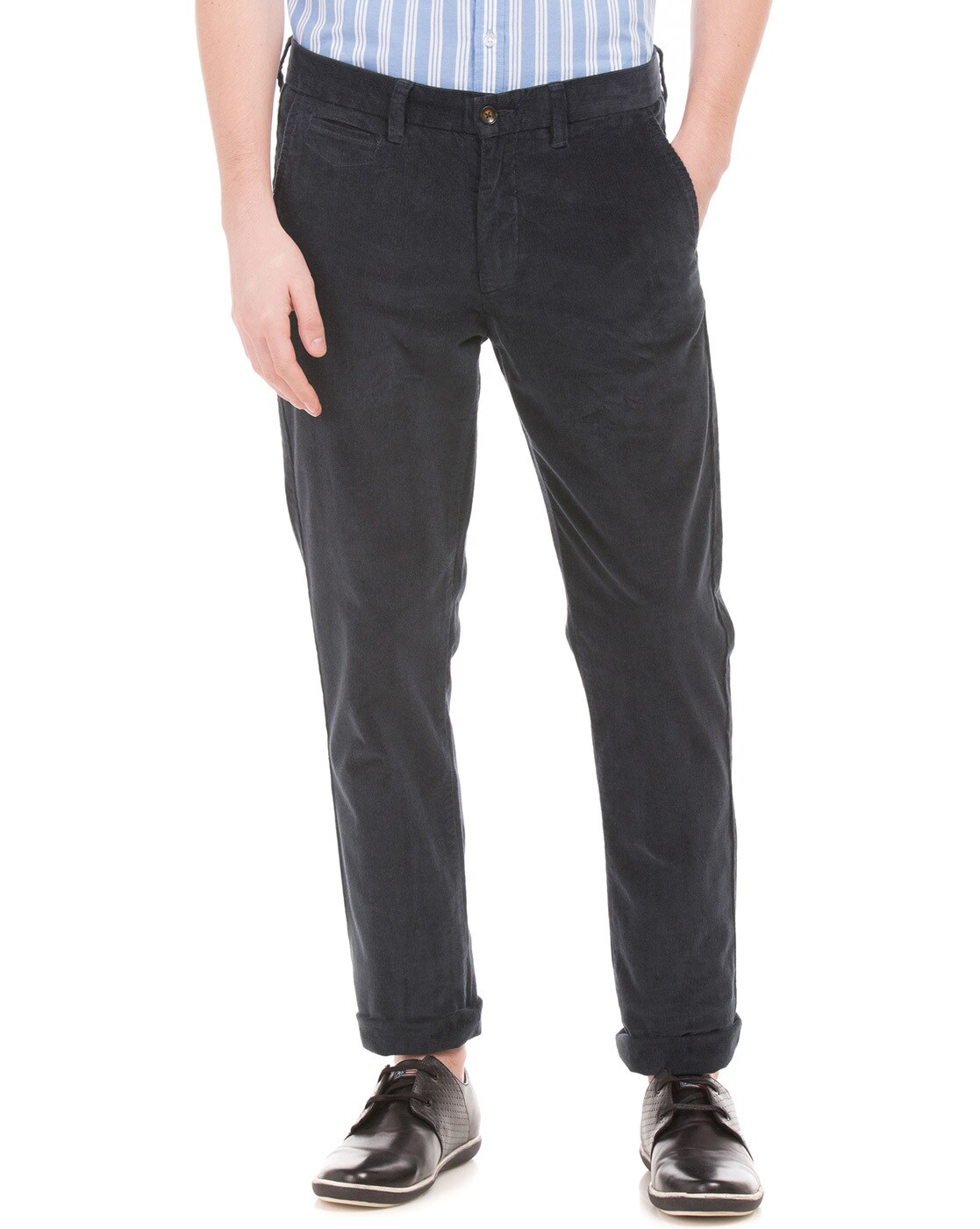 Buy online Crimsoune Club Mens Black Corduroy Trousers from Bottom Wear for  Men by Crimsoune Club for 1679 at 20 off  2023 Limeroadcom