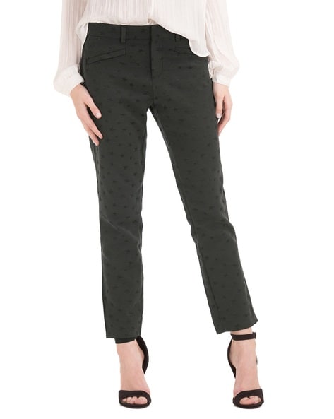 Gap Printed Bi-Stretch Skinny Ankle-Length Pants