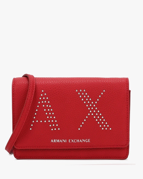 armani exchange red bag