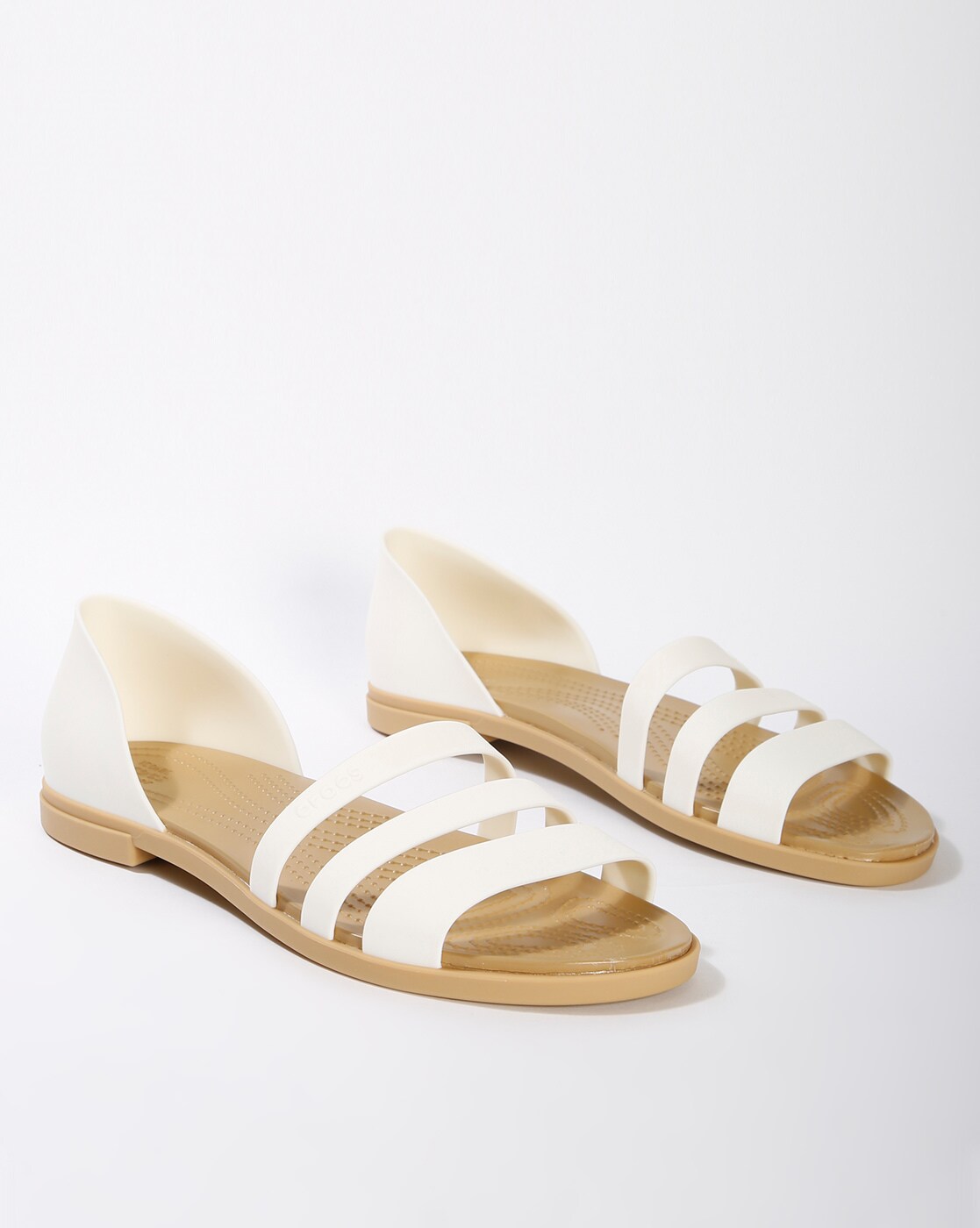 crocs off white