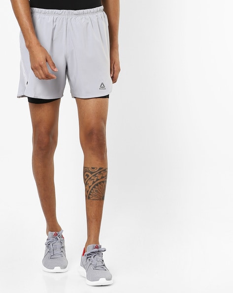 Buy Grey Shorts & 3/4ths Men by Reebok Online | Ajio.com