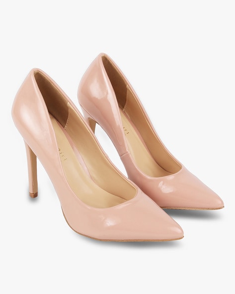 Peach shop stiletto heels