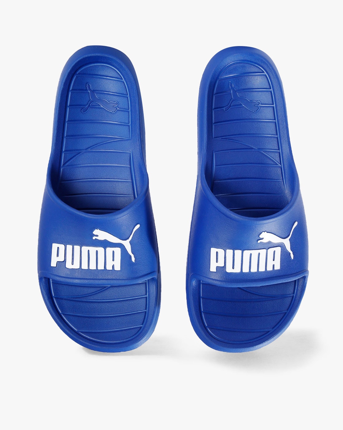 blue puma sliders