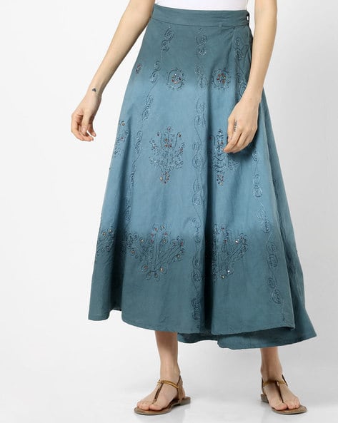 wrap around skirt ajio