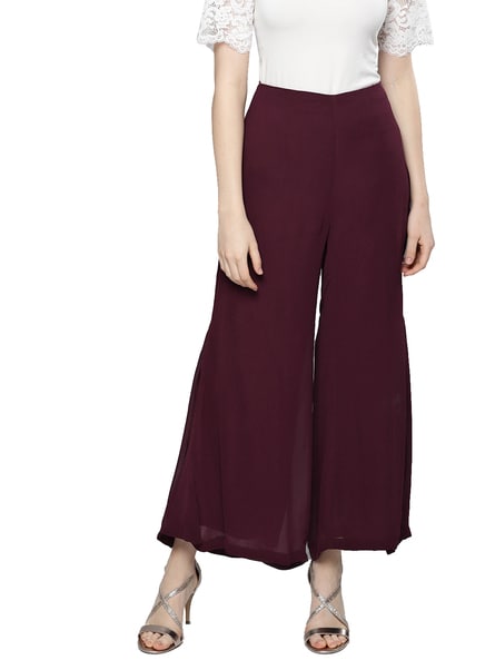 Solid  Palazzos Price in India