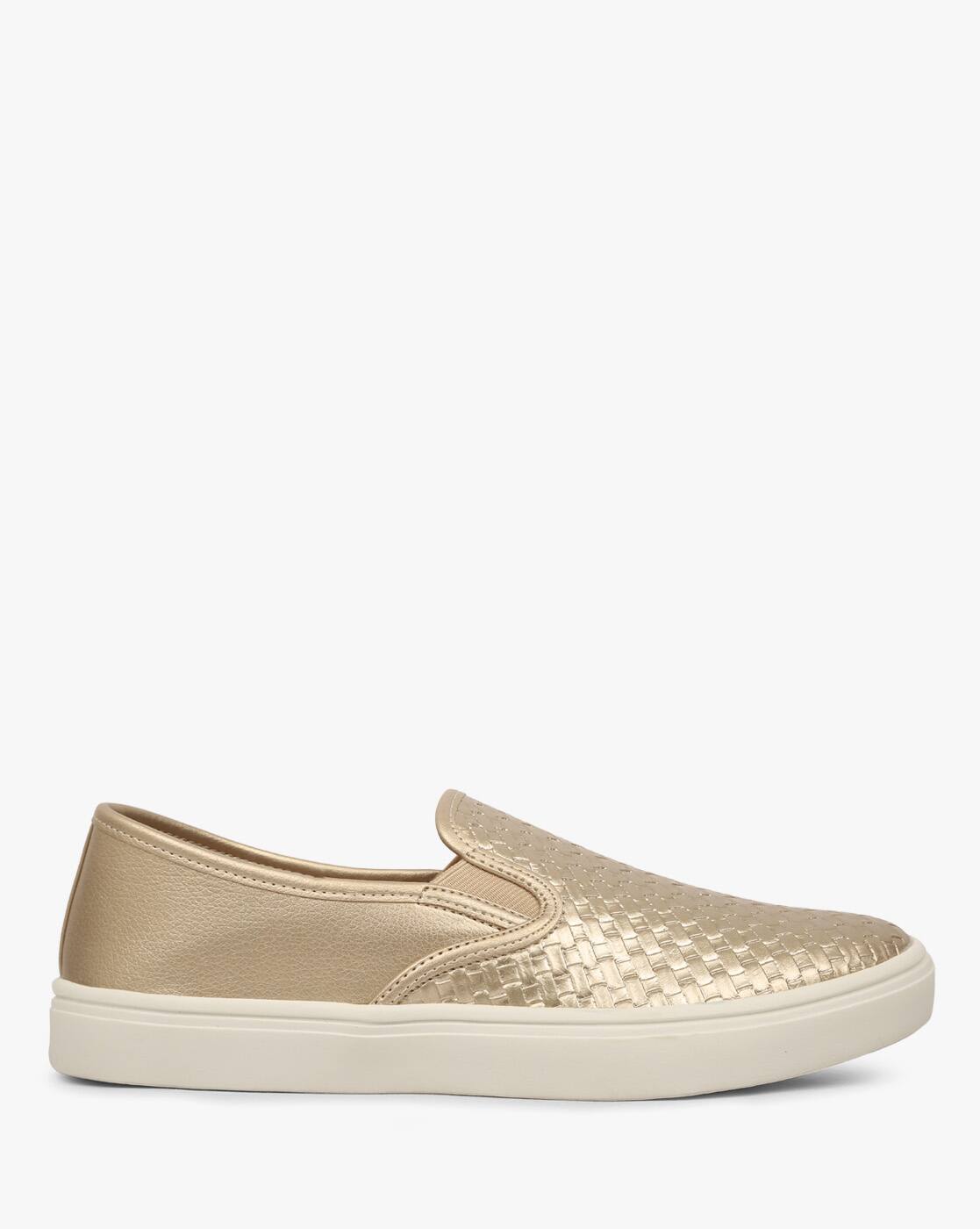 gold plimsolls