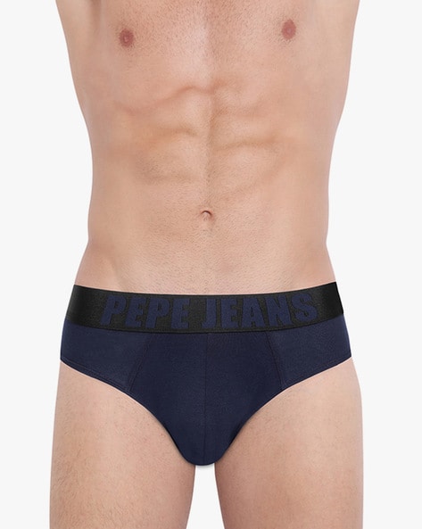 Buy Navy Blue Briefs for Men by Pepe Jeans Online