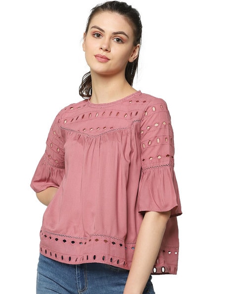 Buy Pink Tops for Women by ONLY Online