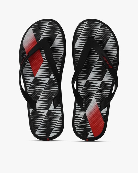 Rider Printed Thong-Strap Flip-Flops