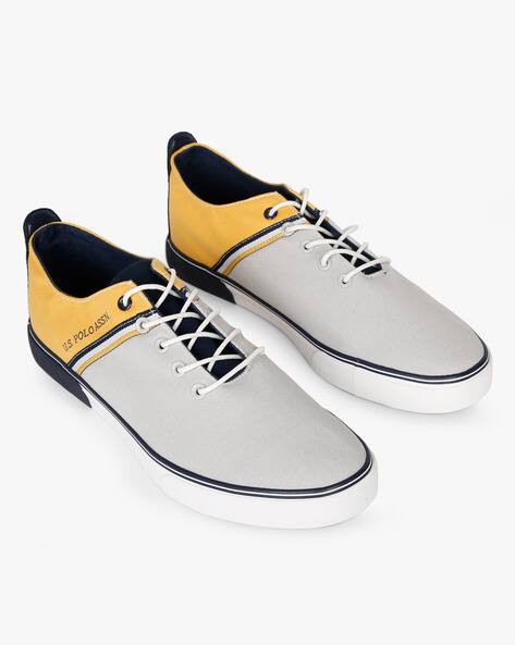 Colourblock Lace-Up Casual Shoes