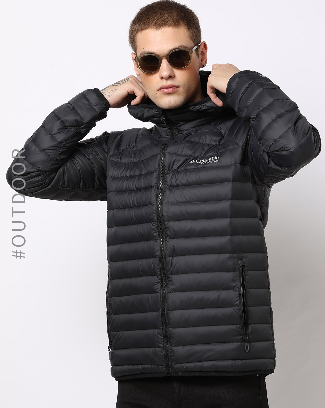 columbia black puffer jacket