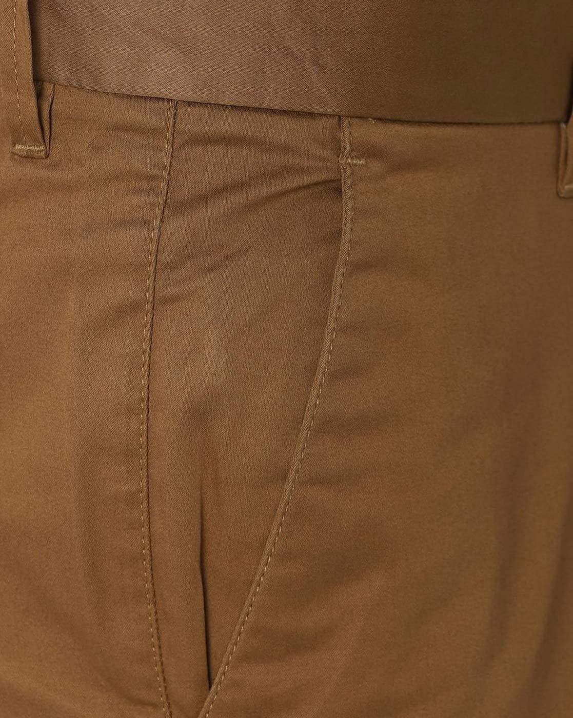 Buy online Brown Cotton Chinos Casual Trousers from Bottom Wear for Men by Peter  England for ₹1799 at 0% off | 2024 Limeroad.com