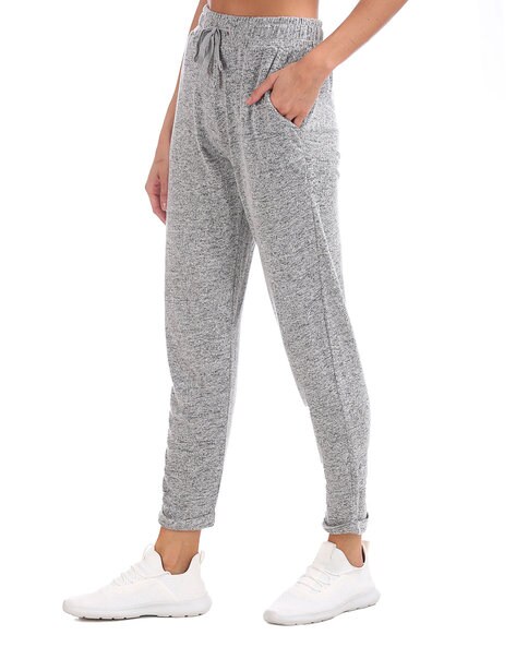 Buy online Grey Mid Rise Solid Track Pant from bottom wear for Women by  V-mart for ₹309 at 11% off