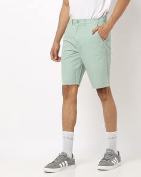 Download 27+ Mens Woven Training Shorts Front Half-Side View ...