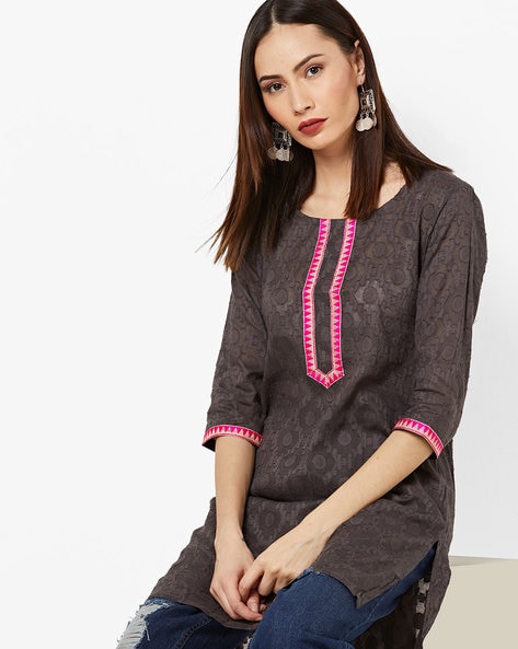 New style kurti on sale neck design 2019