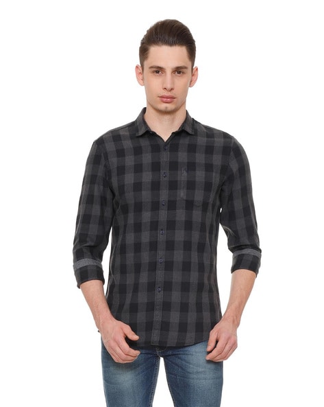 Allen Solly Checked Slim Fit Shirt