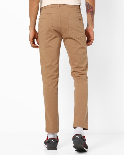 Buy Khaki Trousers & Pants for Men by AJIO Online