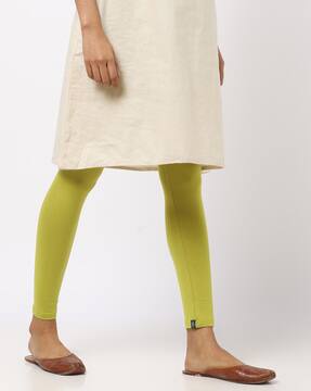 Buy Green Leggings for Women by AVAASA 