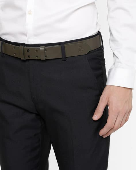 green mens belt