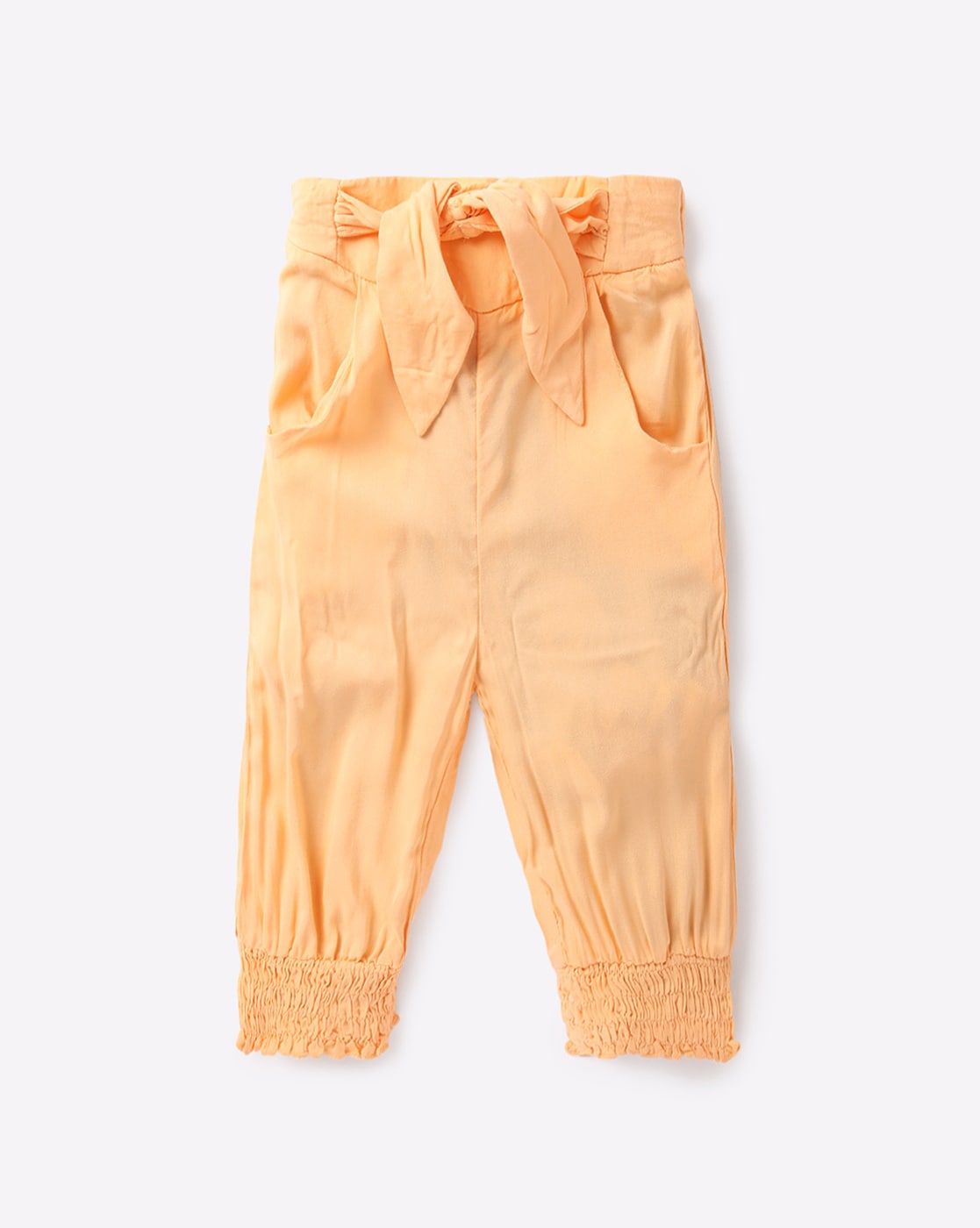 Peach Trousers Pants for Girls by COLORS OF BENETTON Online |
