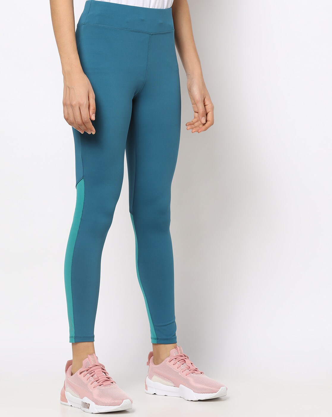 turquoise leggings