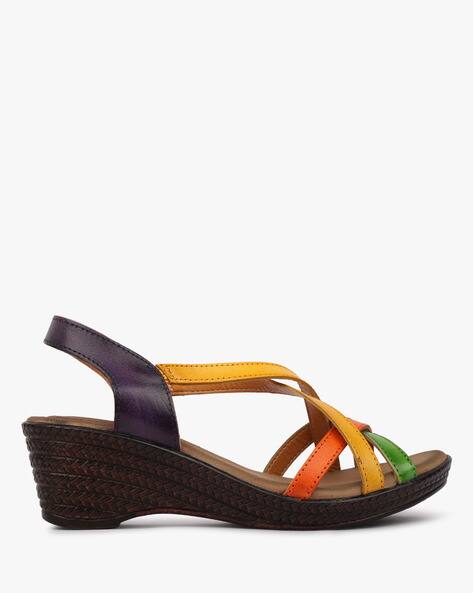 catwalk multi color wedges