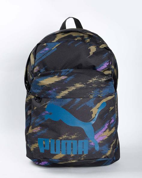 blue camo backpacks