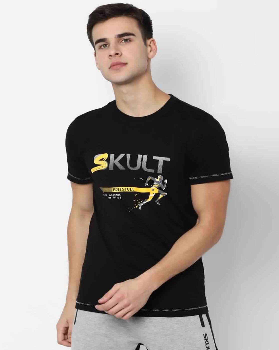 Crew-Neck T-shirt with Branding