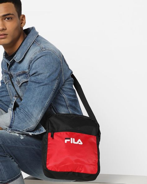 Rafael Colourblock Messenger Bag