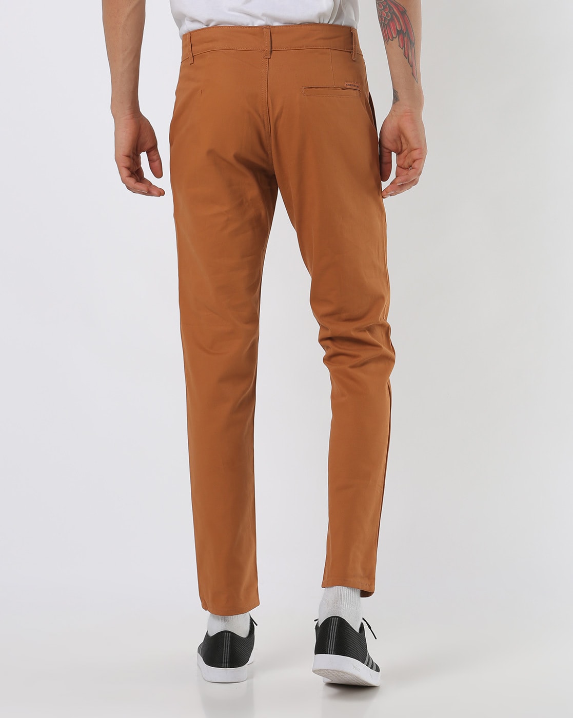 orange chino pants