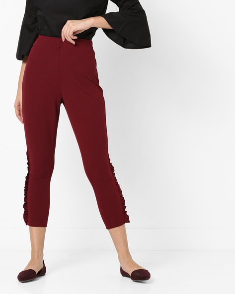 Buy Khaki Trousers & Pants for Women by AJIO Online | Ajio.com