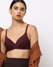 Buy Maroon Bras for Women by Enamor Online