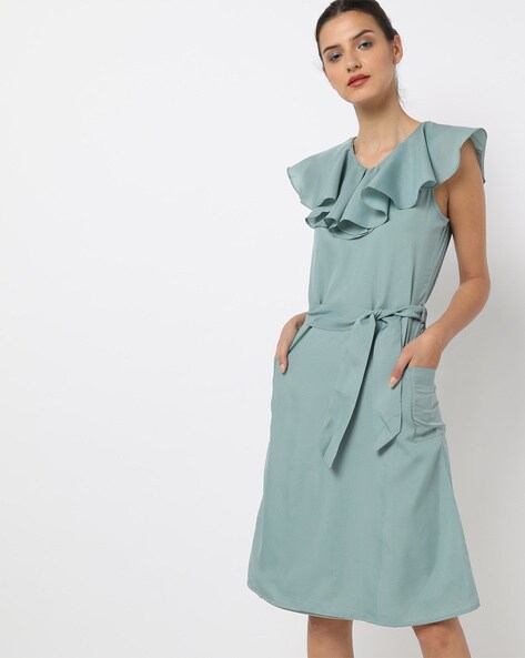 loft green dress