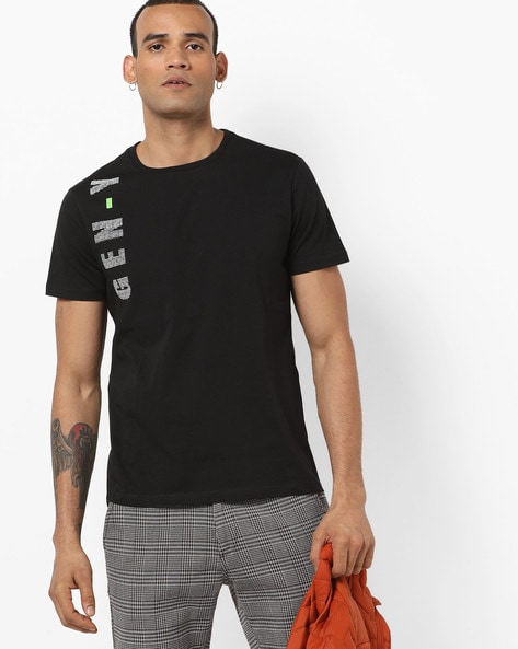 Buy Black Tshirts for Men by AJIO Online