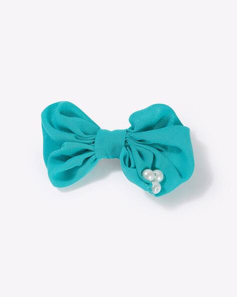Buy Teal Green Hair Accessories For Girls By Funkrafts Online