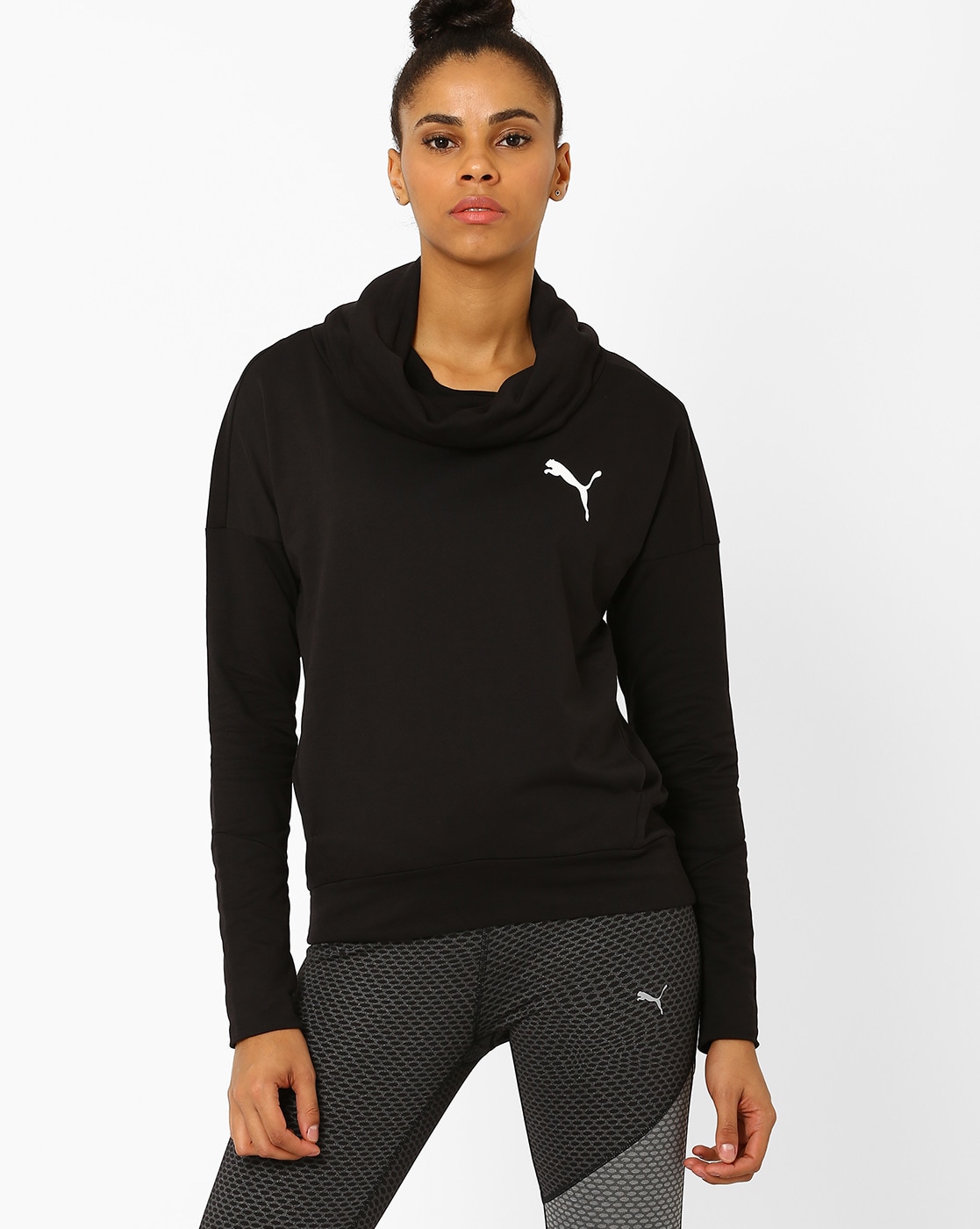 puma funnel neck hoodie