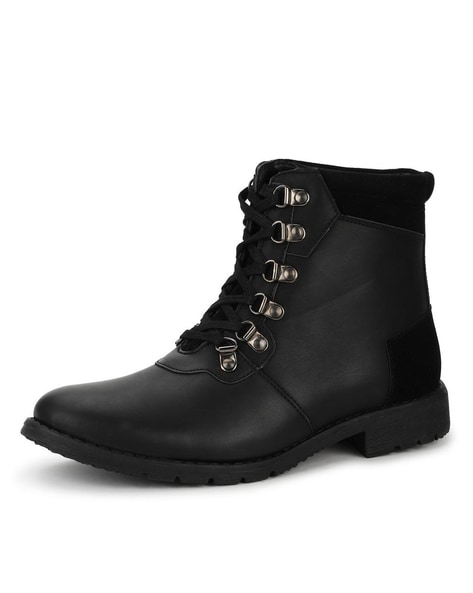ankle length black boots