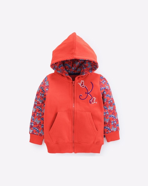 orange hoodie zip